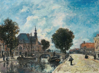 Le Spui, La Haye - Johan Barthold Jongkind — widok dzieła