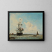 Le Grand Canal de Dordrecht - Johan Barthold Jongkind — oprawiony obraz na ścianie