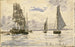Port w Honfleur - Johan Barthold Jongkind — widok dzieła