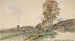Trasa w pobliżu La Côte-Saint-André - Johan Barthold Jongkind — widok dzieła