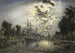 Rotterdam w świetle księżyca - Johan Barthold Jongkind — widok dzieła