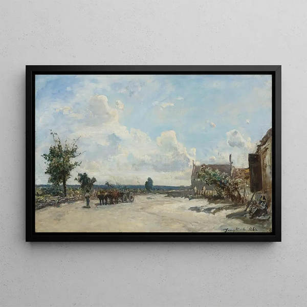 Johan Barthold Jongkind - Rue SaintParizeLeChtel Prs De Nevers.webp