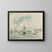 Port Honfleur - Johan Barthold Jongkind — oprawiony obraz na ścianie