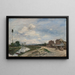 La Seine à Bas-Meudon - Johan Barthold Jongkind — oprawiony obraz na ścianie