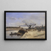 Widok z Quai d'Orsay - Johan Barthold Jongkind — oprawiony obraz na ścianie