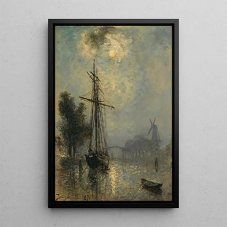 Johan Barthold Jongkind - Vue Du Port Doverschie.webp