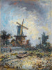 Wiatrak w Dordrecht - Johan Barthold Jongkind — widok dzieła