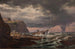 Wrak na wybrzeżu Norwegii - Johan Christian Dahl — widok dzieła