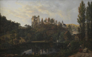 Johan Christian Dahl - The Castle Ruin at Tharandt.webp