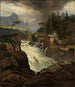 Górne wodospady Labrofoss - Johan Christian Dahl — widok dzieła