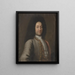 Gustave Funck 1670-1736 - Johan David Swartz — oprawiony obraz na ścianie