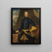 Król Karol XII 1682-1718 Król Szwecji - Johan David Swartz — oprawiony obraz na ścianie