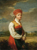 Młoda dziewczyna z Vingker - Johan Gustaf Sandberg — widok dzieła
