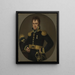 Carl von Dannfelt 1773-1841 oficer adiutant - Johan Gustaf Wiström — oprawiony obraz na ścianie