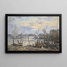 Le Leuvehaven w porcie Rotterdam - Johan Hendrik van Mastenbroek — oprawiony obraz na ścianie