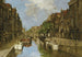 Le Spuiwater et Delftsche Vaart, Rotterdam - Johan Hendrik van Mastenbroek — widok dzieła