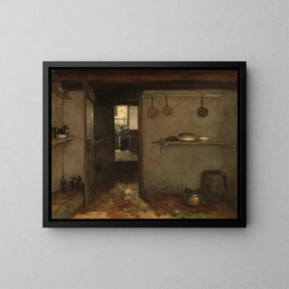 Johan Hendrik Weissenbruch - Cellar of the Artists Home in The Hague.webp