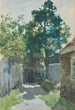 słoneczna ulica - Johan Hendrik Weissenbruch — widok dzieła