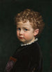 Chłopiec z kręconymi włosami - Johan Vilhelm Gertner — widok dzieła
