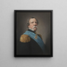 Ludwig Manderström 1806–1873 - Johan Vilhelm Gertner — oprawiony obraz na ścianie