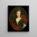 Anna Margaretha van Petcum 1676–1745 żona Johana Arnolda Zoutmana - Johan van Diest — oprawiony obraz na ścianie