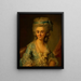 Portret Elisabeth Collineau-Pelletreau - Johann Julius Heinsius — oprawiony obraz na ścianie