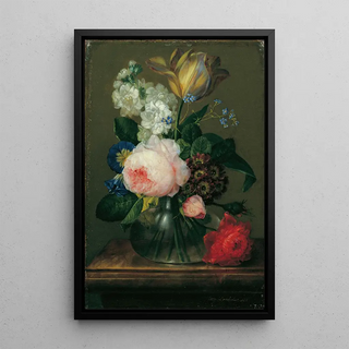 Johann Baptist Drechsler - Kleines Blumenstillleben.webp