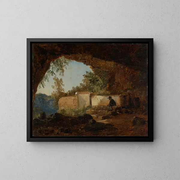 Grotte - Johann Baptist Kirner — oprawiony obraz na ścianie
