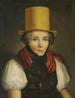 Portret Marii Kreuzer z domu Laule w stroju tradycyjnym - Johann Baptist Laule — widok dzieła