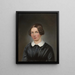 Portret Pauline Rogg z domu Tritscheller - Johann Baptist Laule — oprawiony obraz na ścianie