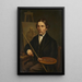 autoportret - Johann Baptist Laule — oprawiony obraz na ścianie
