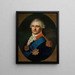 Portret Stanisława Augusta Poniatowskiego w mundurze generała - Johann Baptist von Lampi starszy — oprawiony obraz na ścianie