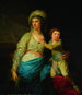 Portret Teresy Potockiej z domu Ossolińskich z wujem Alfredem - Johann Baptist von Lampi starszy — widok dzieła