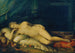 Śpiącej Wenus na łóżku odpoczynku - Johann Baptist von Lampi młodszy — widok dzieła