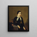Portret Elisabeth Bierž-Pfister - Johann Bucher — oprawiony obraz na ścianie