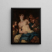 Kléopâtre - Johann Carl Loth — oprawiony obraz na ścianie
