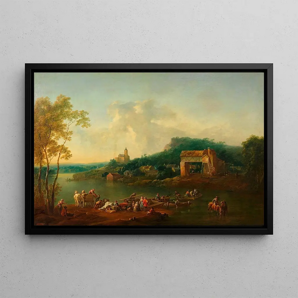 Johann Christian Brand - Flusslandschaft.webp