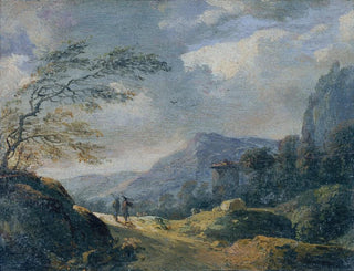 Johann Christian Brand - Kleine Gebirgslandschaft.webp