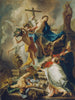 Zwycięstwo chrześcijaństwa nad pogaństwem - Johann Evangelist Holzer — widok dzieła