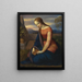 La Vierge Marie dans le jardin fermé - Johann Evangelist Scheffer von Leonhardshoff — oprawiony obraz na ścianie