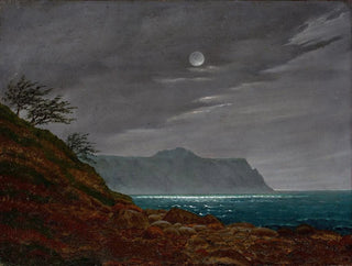 Johann Friedrich Boeck - Moonlight night on Rgen.webp