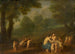 Wenus i Adonisa scena miłosna - Johann Friedrich Gerhard — widok dzieła
