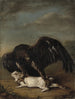 Orzeł chwytający zająca - Johann Friedrich Grooth — widok dzieła