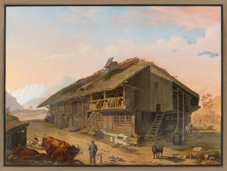 Johann Friedrich Maehly - Berner Kleinbauernhaus.webp