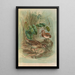 Gallinago gallinula - Johann Friedrich Naumann — oprawiony obraz na ścianie