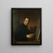 Autoportret z Biblią - Johann Friedrich Overbeck — oprawiony obraz na ścianie
