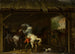 Zawiniętego konia w stajni - Johann Georg Pforr — widok dzieła