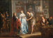 Alexandre oddaje Kampaspe malarzowi Apellesz - Johann Georg Platzer — widok dzieła