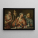 Cour - Johann Georg Platzer — oprawiony obraz na ścianie