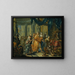 Crésus i Solon - Johann Georg Platzer — oprawiony obraz na ścianie